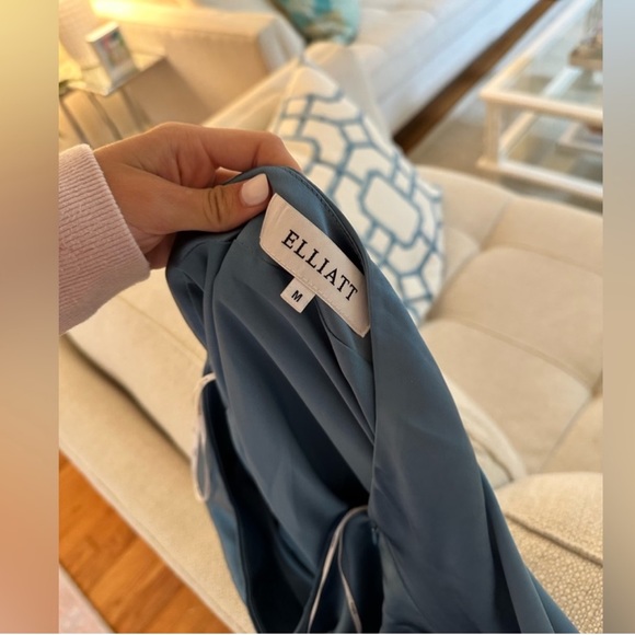 ELLIATT asymmetric dress blue size M - Picture 3 of 3